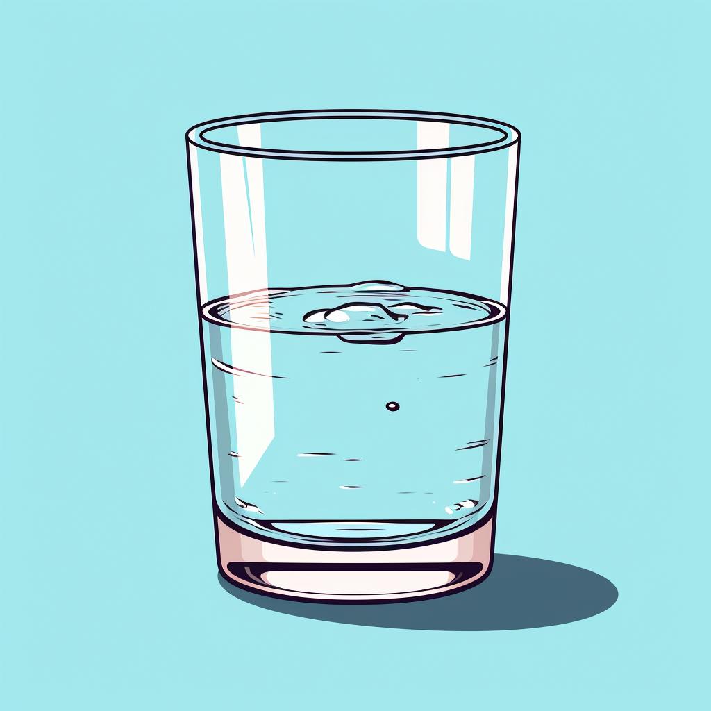 Glass of water